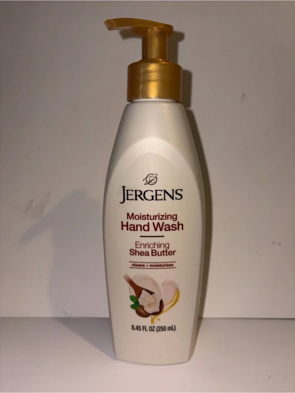 Jergens Hand Wash Enriching Shea Butter Liquid Soap 8.45 oz Set Of 3